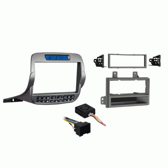 Metra 99-3010S-LC Double/Single DIN Installation Kit for Chevy Camaro 2010-UP (Silver)