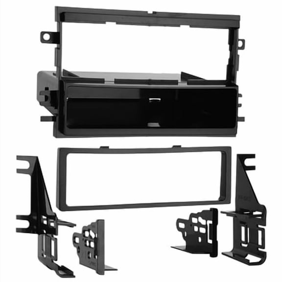 Metra 99-5812 Aftermarket Single DIN Radio Installation Kit with Pocket Fits- Ford | Lincoln | Mercury 2004-2019