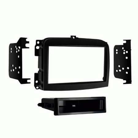 Metra - Dash Kit for Select 2014-2015 Fiat 500L - Black