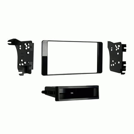 Metra - Radio Installation Kit for 2015 and later Mitsubishi Outlander Sport Vehicles - Charcoal gloss