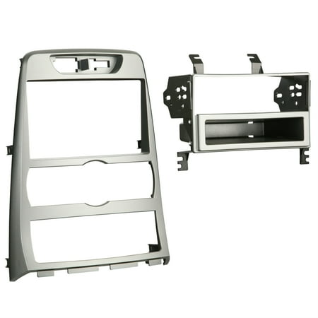 Metra - Dash Kit for Select 2010-2012 Hyundai Genesis DIN - Silver
