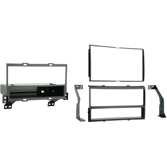 Metra 99-7422 Single DINDouble DIN Installation Kit for 2007 Nissan Sentra (Black)