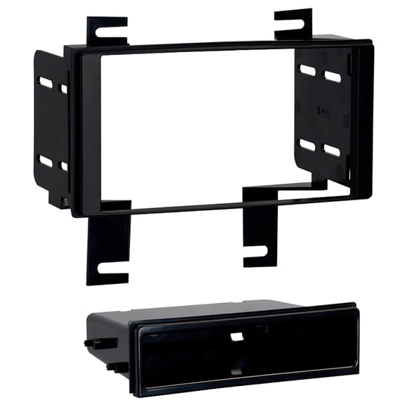 Metra 99-7616 Single/Double DIN Installation Kit for Select 2012-UP Nissan Rogue Vehicles (Black)