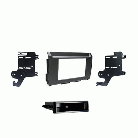Metra - Dash Kit for Select 2017 Nissan Vehicles - Matte black