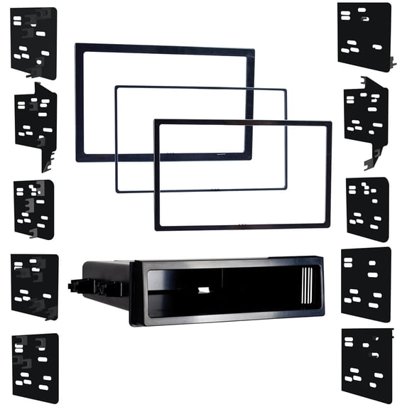 Metra 99-8104 Aftermarket Single DIN or Double DIN Radio Installation kit for 1984-2004 Toyota