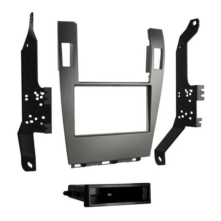 Metra - Installation Kit with Pocket for Lexus ES350 (non-NAV models only) 2007-2012 - Black/Gray