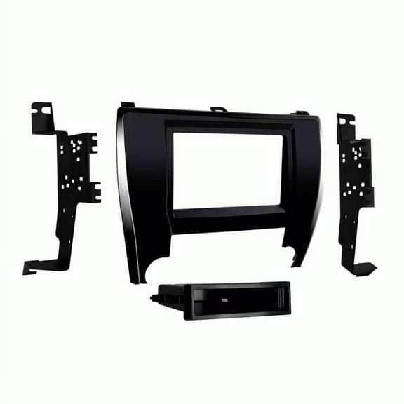 Metra 99-8249 2015-Up Toyota Camry Vehicle Single/Double ISO DIN Dash Kit -Black