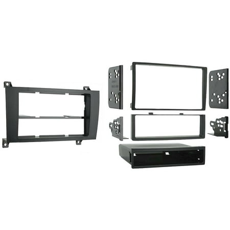 Metra - Dash Kit for Select 2005-2011 Mercedes-Benz SLK DIN DDIN - Black