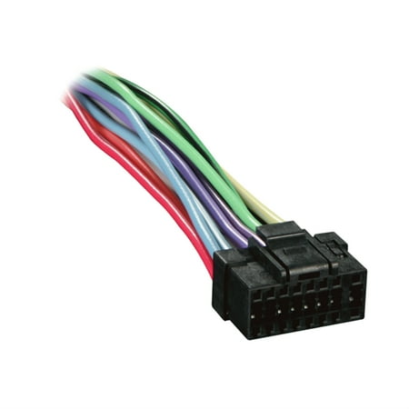 Metra - Turbo Wire Harness Adapter for Most 2004 and Later Aftermarket Alpine Radios - Black