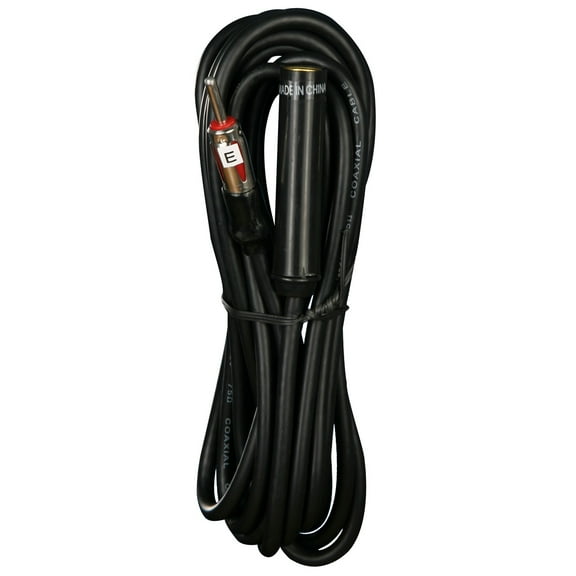 Metra AW-EC144 Antenna Lead Extension-144"L  Straight Connector Black