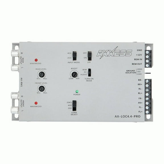 AXXESS 4-Channel Active Line Output Converter with Bass Boost