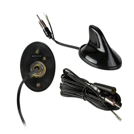 Metra - Amplified Roofmount Antenna - Black