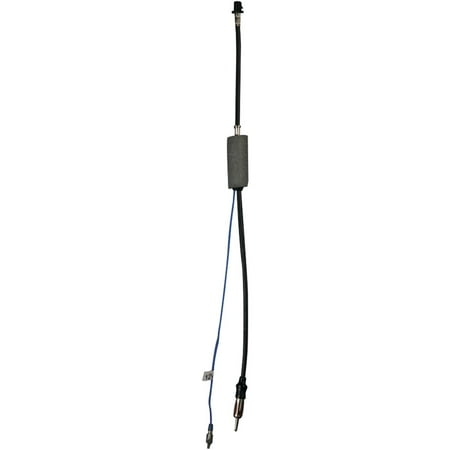 Metra - Antenna Adapter for Select 2002-2023 Chevrolet Jeep Dodge GMC Volkswagen Ram - Black