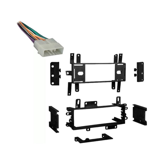 Metra Car Installation Multi-Kit with Wiring Harness, High-Grade ABS Plastic Black