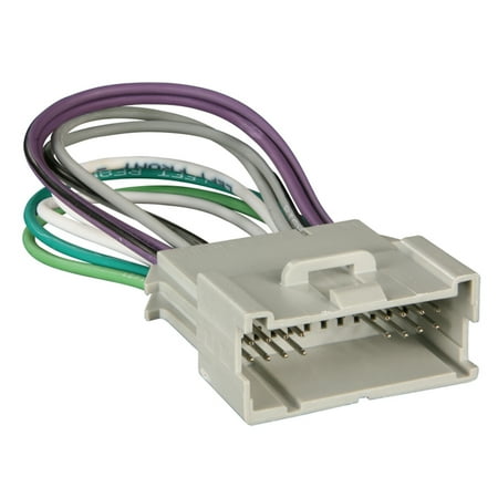 Metra - Turbo Wire Amplifier Bypass Jumper for Most 2000-2001 Chevrolet Impala and Monte Carlo Vehicles - Gray