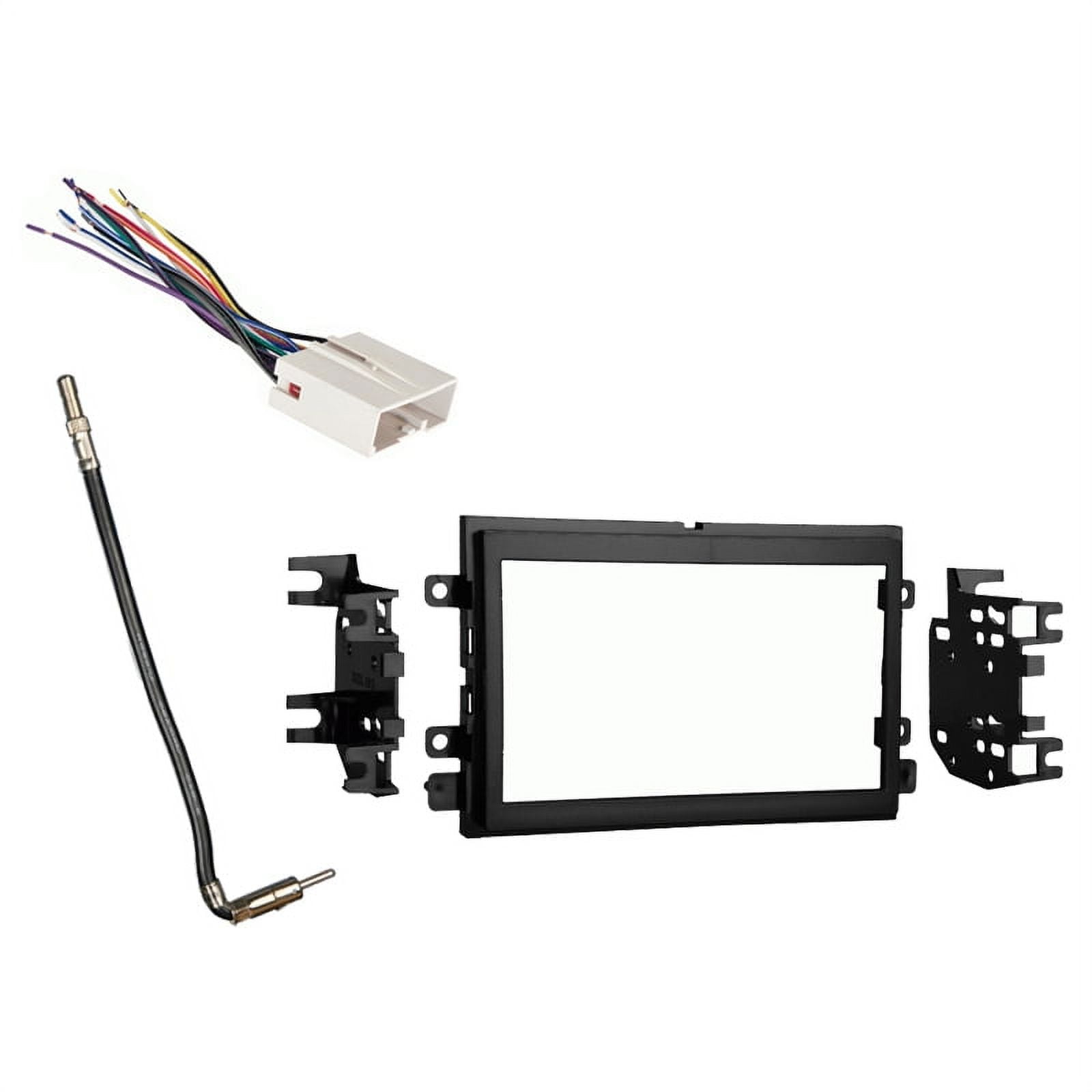 Sound-way Kit Montaje Autoradio, Marco 2 DIN Radio Para Coche, Cable