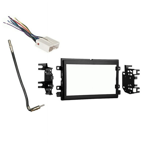 Metra Double DIN Stereo Harness Radio Install Fits for ford F-150 2007-2008 Car In-Dash Units