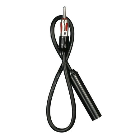 Metra - Universal 12" Antenna Extension Cable - Black