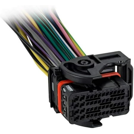Metra - Wiring Harness for 2014 and Later Harley Davidson Vehicles - Black/Gray/Green/Pink/Yellow