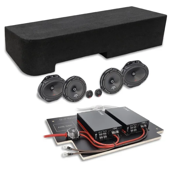 Metra FD-PPKT-1 Plug-and-Play Full Audio Upgrade Kit with VIBE Speakers & 10-Inch Subwoofer for 2015-2026 Ford F-150 SuperCrew