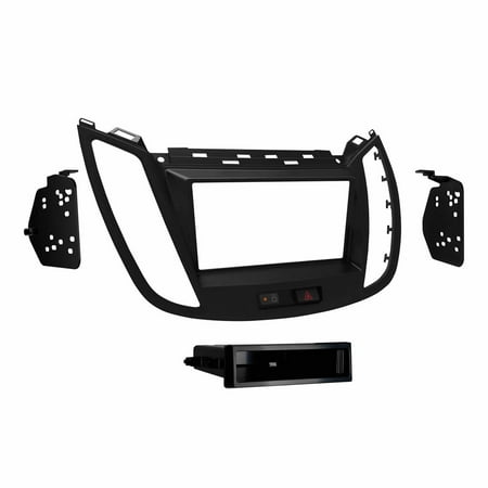 Metra - Dash Kit for Select 2013 Ford Escape Vehicles - Matte black