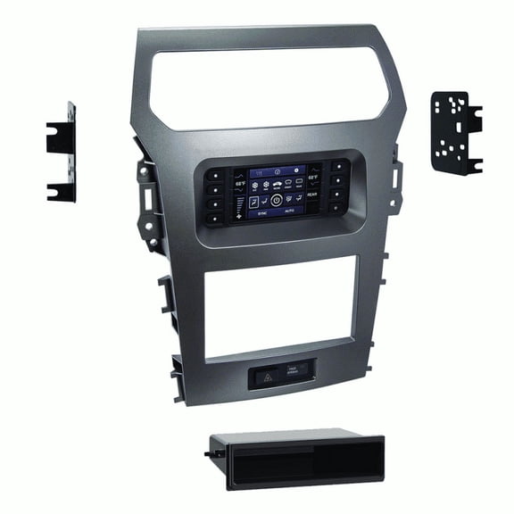 Metra 99-5847CHSinlge or Double DIN Radio Installation Kit - Ford Explorer Factory 4.2-Inch Screen 2011-2019