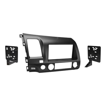 Metra - Dash Kit for Select 2006-2011 Honda Civic DIN DDIN - Gunmetal