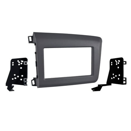 Metra - Dash Kit for Select 2012-2012 Honda Civic DDIN - Gray