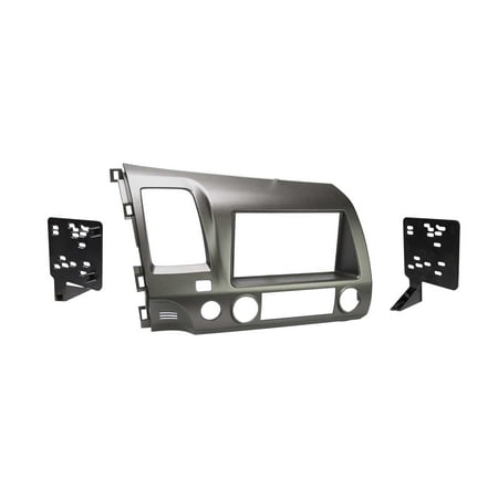 Metra - Dash Kit for Select 2006-2011 Honda Civic DIN DDIN - Black