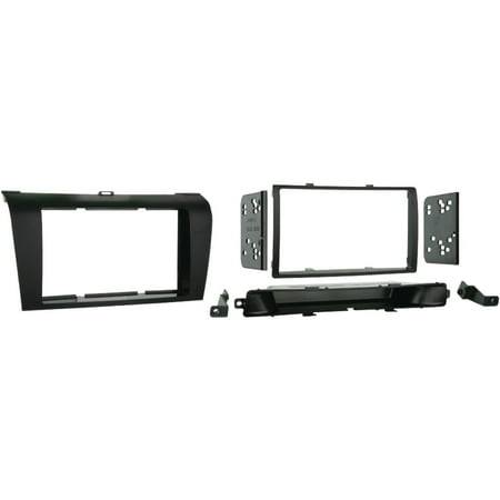 Metra - Double DIN Installation Kit for 2004 - 2008 Mazda 3 Vehicles - Black