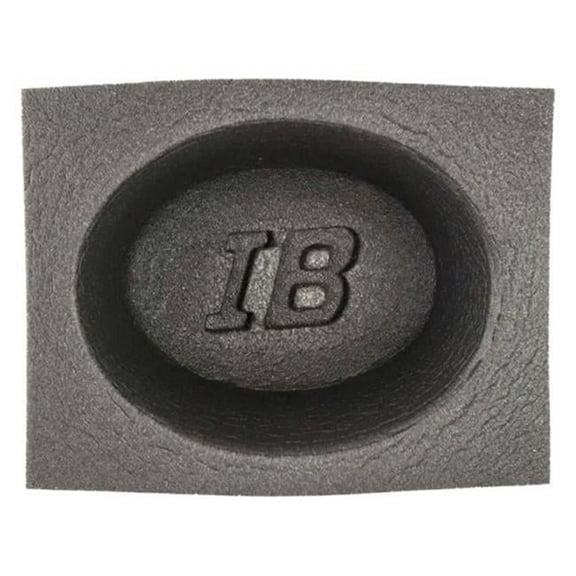 The Install Bay IBBAF68 6"x8" inch Foam Standard Oval Acoustic Car Audio Speaker Baffle (pair)