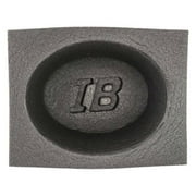 The Install Bay IBBAF68 6"x8" inch Foam Standard Oval Acoustic Car Audio Speaker Baffle pair
