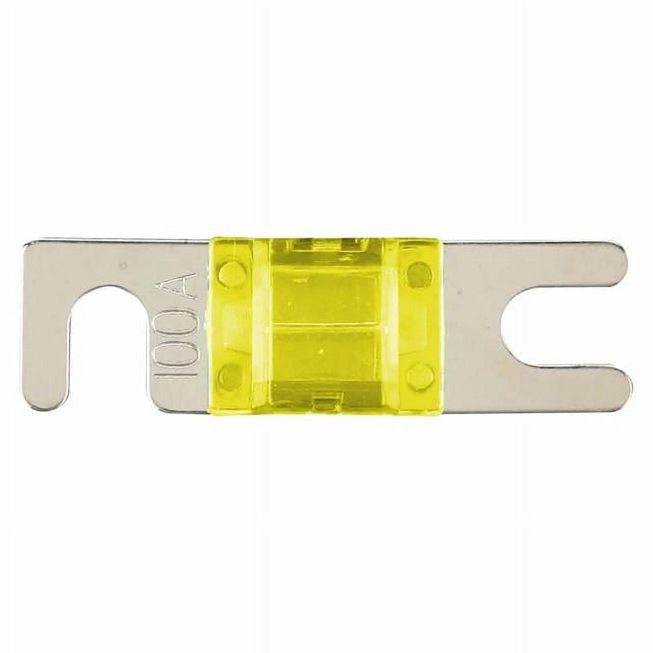 10-Pack 100 Amp ANL Fuses - Nickel Plated, 12V For Car Audio & Electrical Systems
