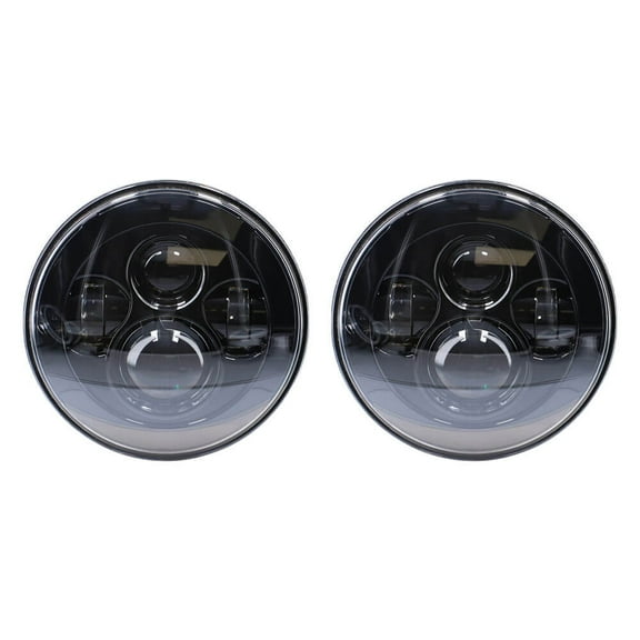 Metra Jeep - Headlight - 7" Light - Black, LED Headlight Replacements (JP-701B)