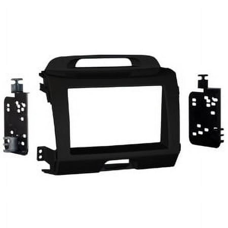 Metra - Installation Kit for Select 2011 and Later Kia Sportage Vehicles - Charcoal