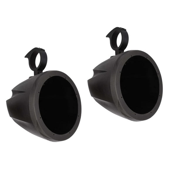 Metra 8" PowerSports Black Unloaded Speaker Pods (Pair)