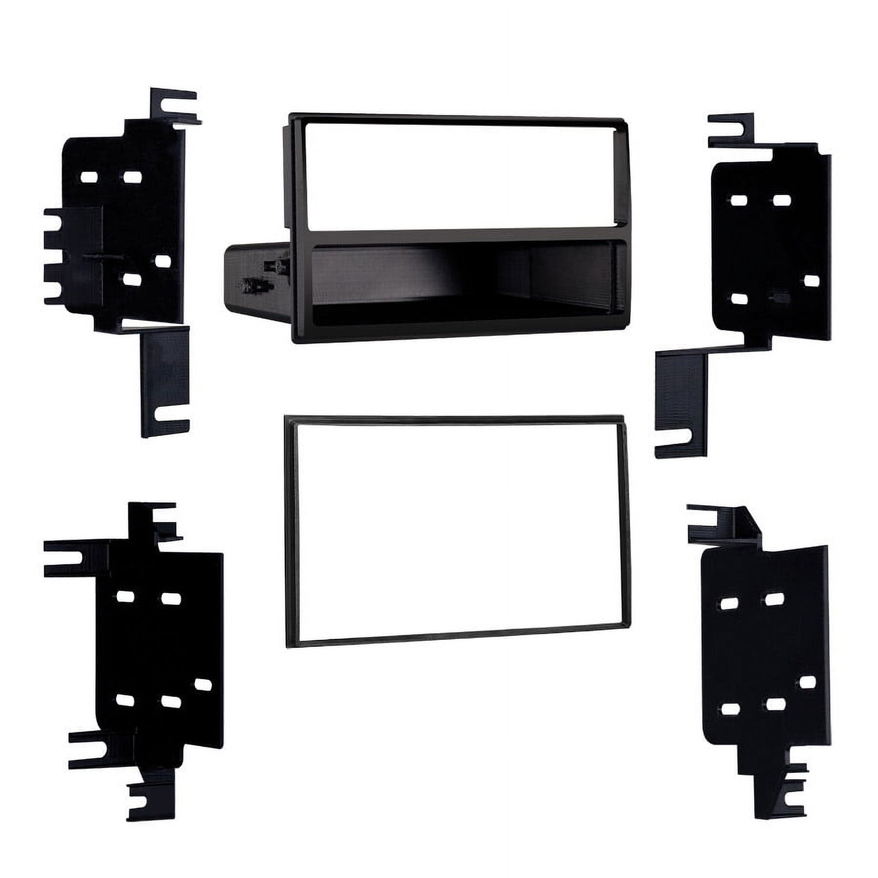 Metra 99-7613 Aftermarket Single or Double DIN Radio Installation Kit fits Nissan 2007-2015