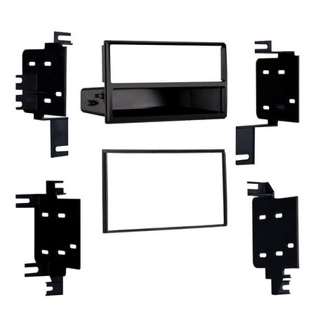 Metra - Dash Kit for Select 2007-2019 Nissan Versa Rogue Rogue DIN DDIN - Black