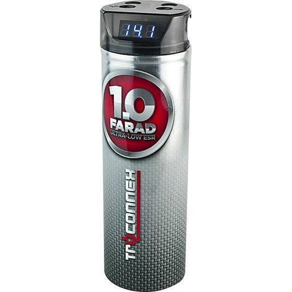 Metra One Farad Digital Capacitor - Silver