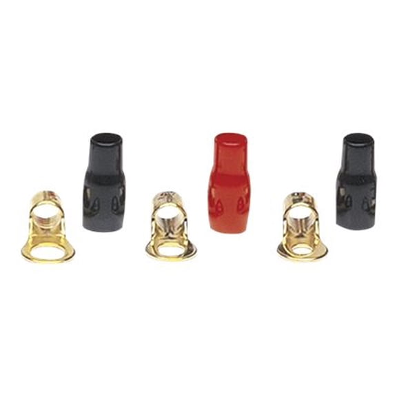 Raptor MID Series - Cable terminals - ring - black, red