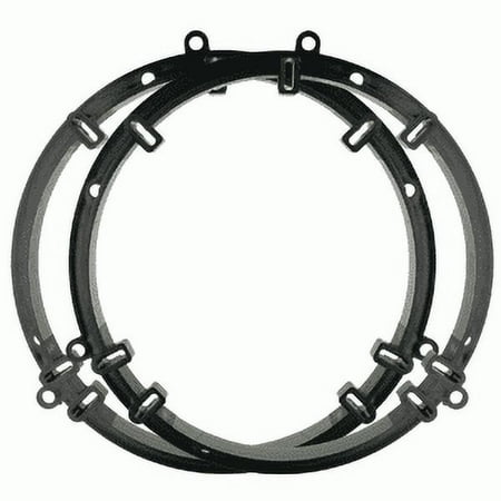 Metra - Speaker Adapter Plates for Select Honda and Volkswagen Vehicles (2-Count) - Black