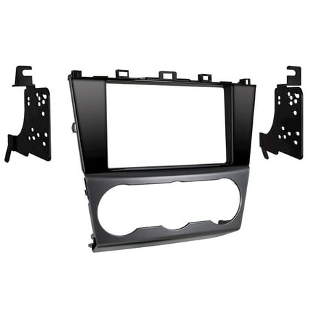 Metra - Double DIN Installation Kit for Select Subaru vehicles - Silver and gloss black