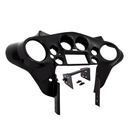 Metra - Dash Kit for Harley-Davidson FLH 1998-2013 Motorcycles - Black