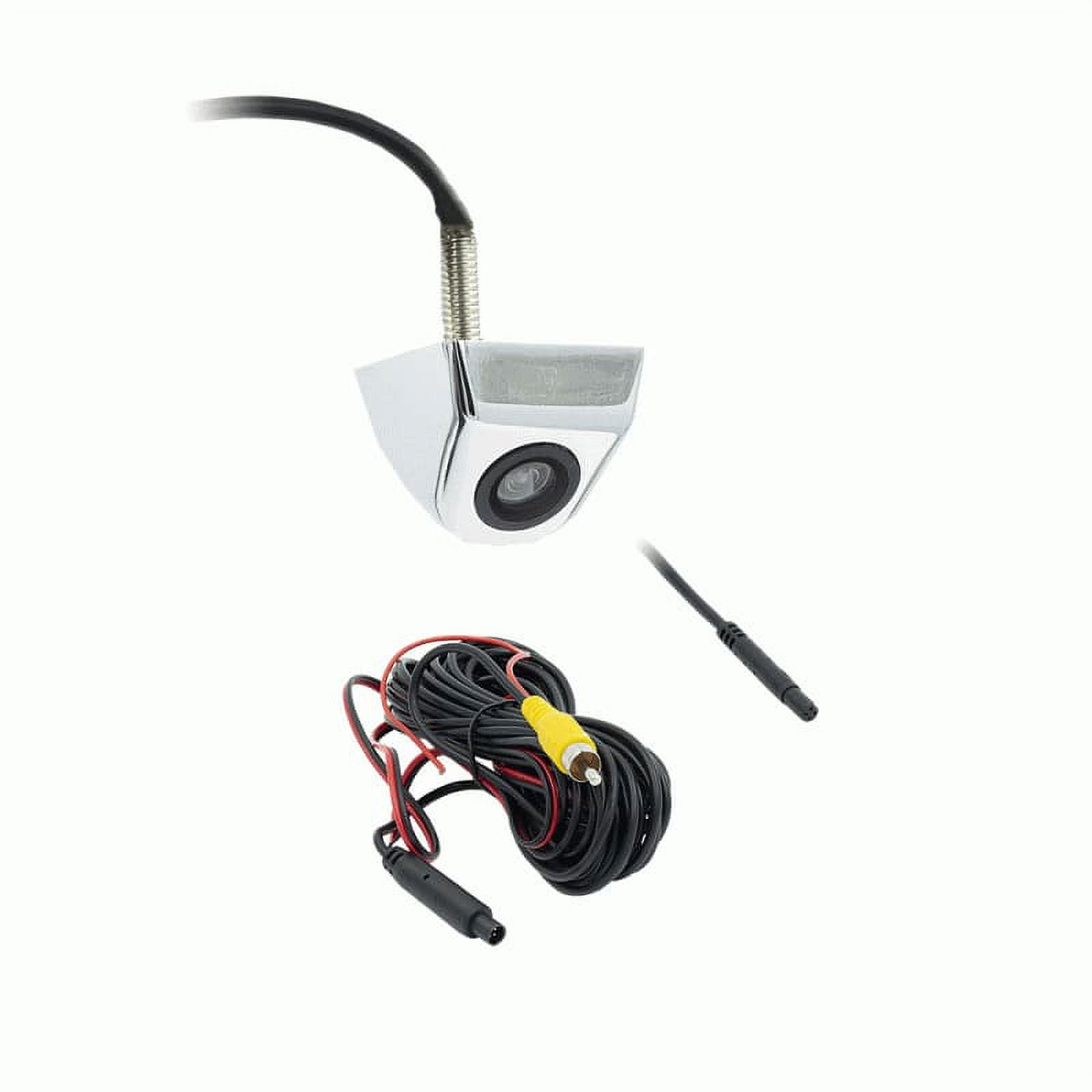 Metra TELPCC Above License Plate Backup Camera with Chrome Metal