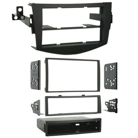 Metra - Dash Kit for Select 2006-2012 Toyota RAV4 DIN DDIN - Black