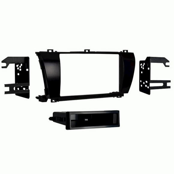 Metra Toyota Corolla 2014 - 2016 Double DIN Radio Installation Kit, Gloss Charcoal