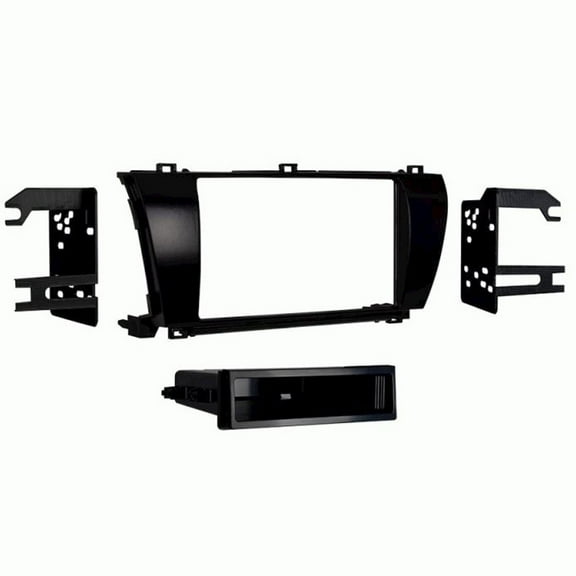 Metra Toyota Corolla 2014 - 2016 Double DIN Radio Installation Kit, Gloss Charcoal
