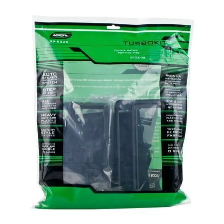 Metra - Dash Kit for Select 2003-2008 Toyota Matrix DIN - Black