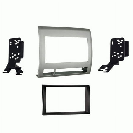 Metra - Dash Kit for Select 2005-2011 Toyota Tacoma DDIN - Textured Gray