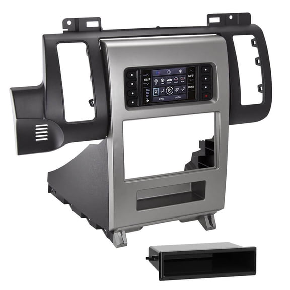 Metra 99-5842B Black Single/Double DIN Dash Kit for Select 2008-2012 Ford Flex